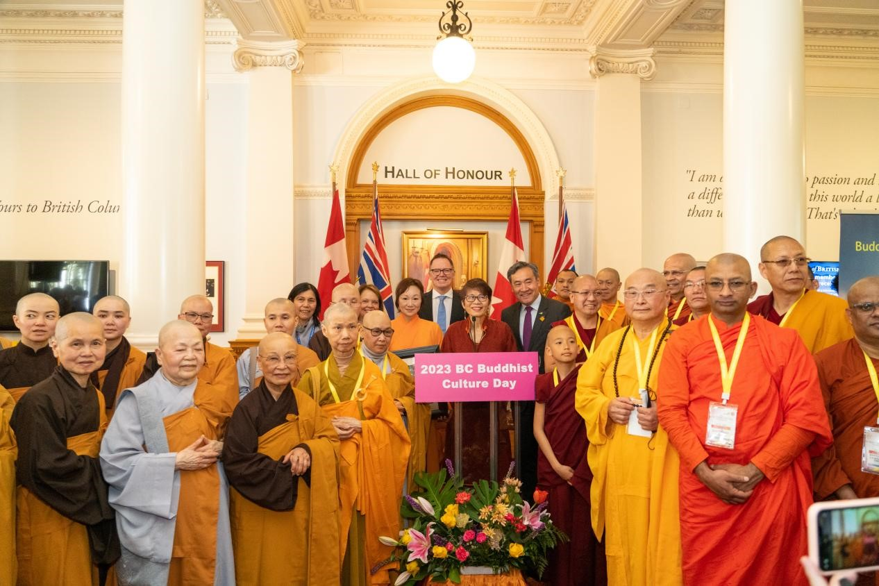 Master Diana and Provincial Government Witness the Establishment of the First Buddhist Culture Day in BC